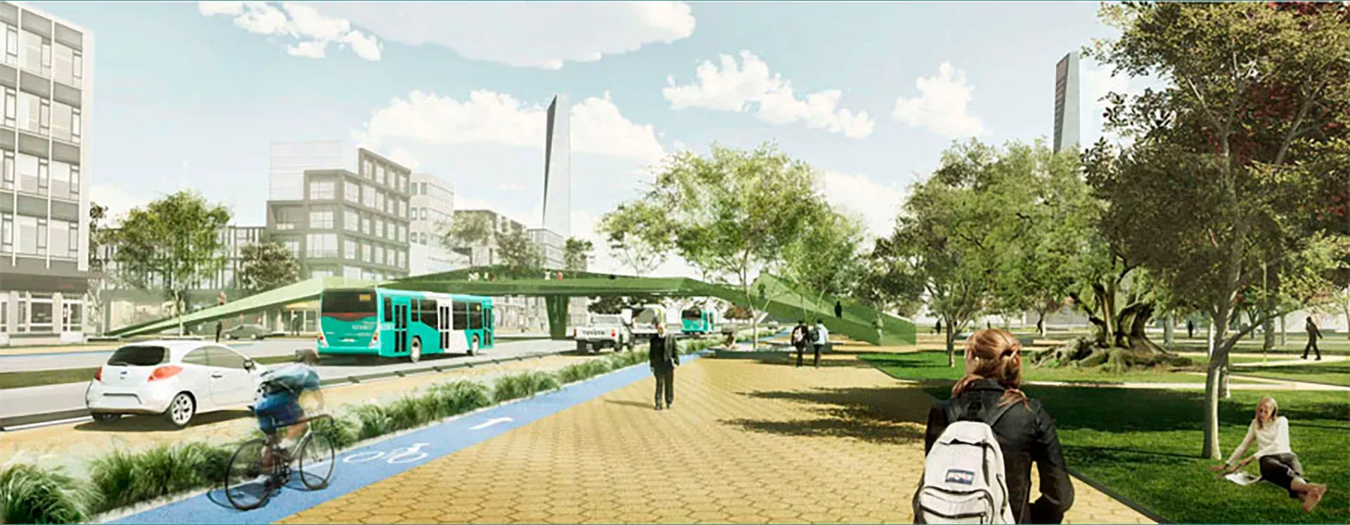 Alameda Providencia render 11