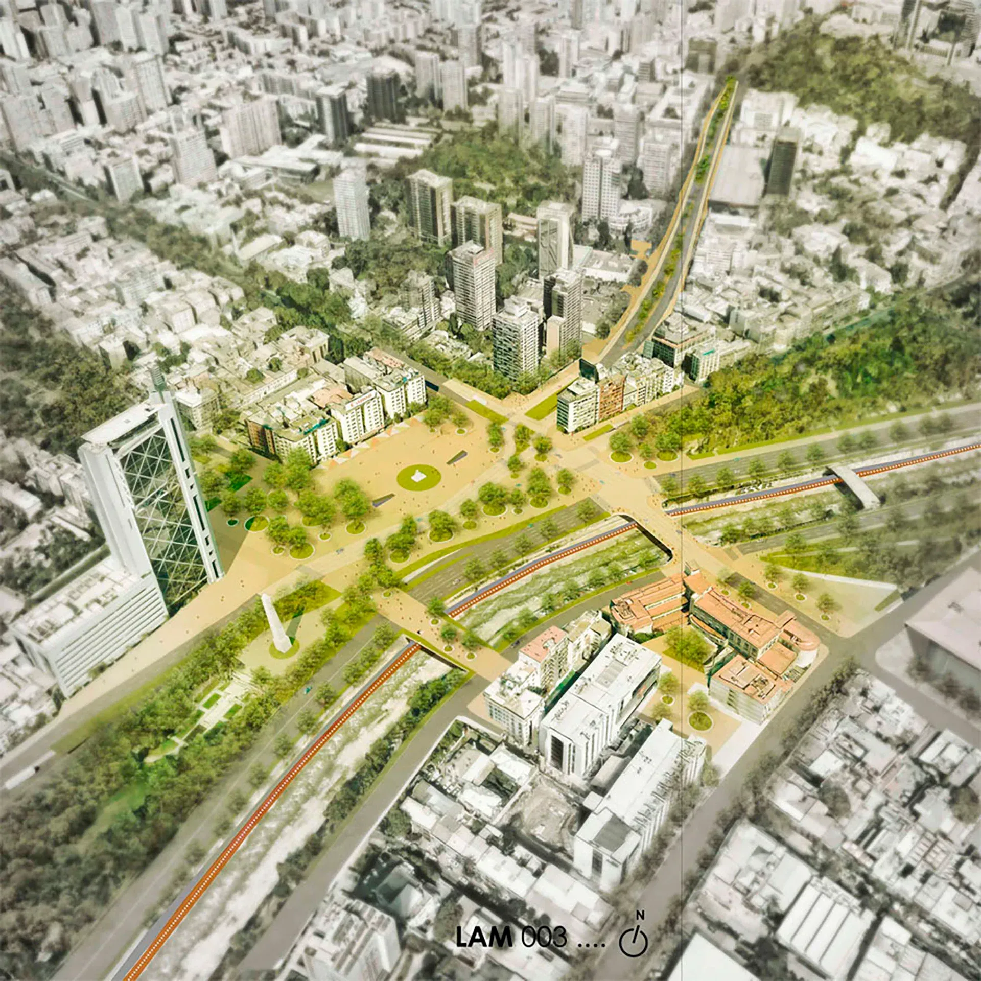 Alameda Providencia render 2