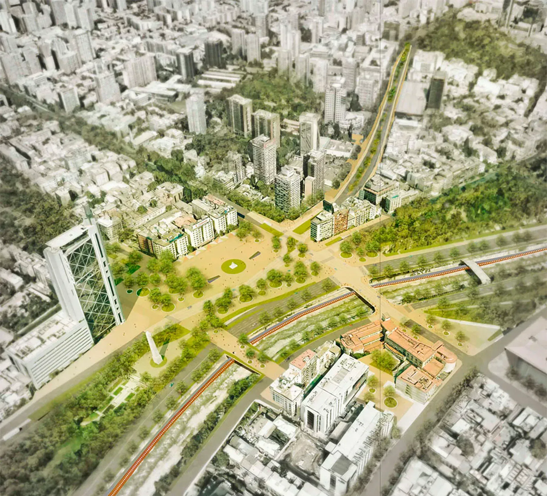 Alameda Providencia render 2