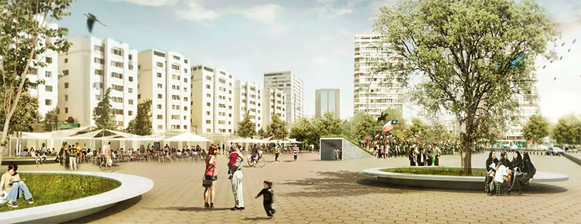 Alameda Providencia render 3