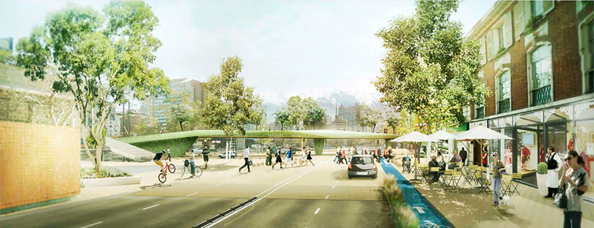 Alameda Providencia render 4