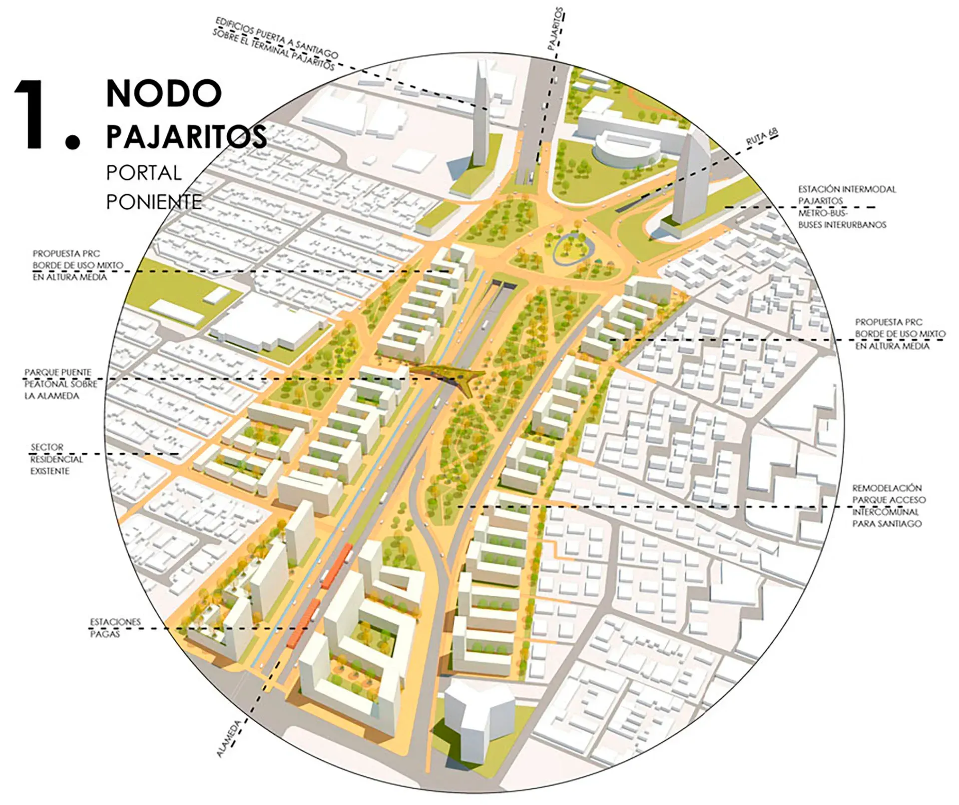 Alameda Providencia render 5