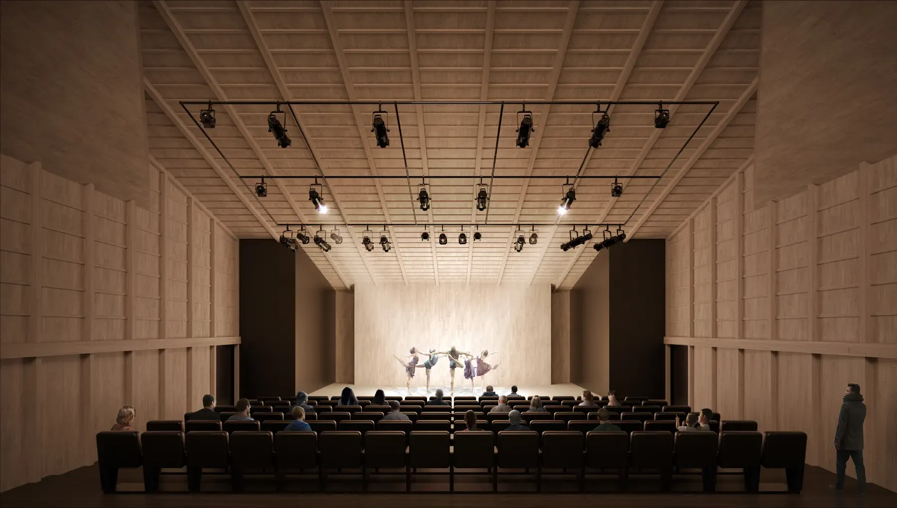 Centro Cultural Puerto Saavedra render 1