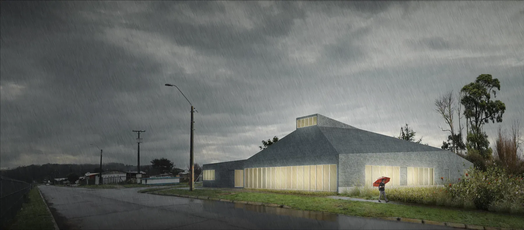 Centro Cultural Puerto Saavedra render 2