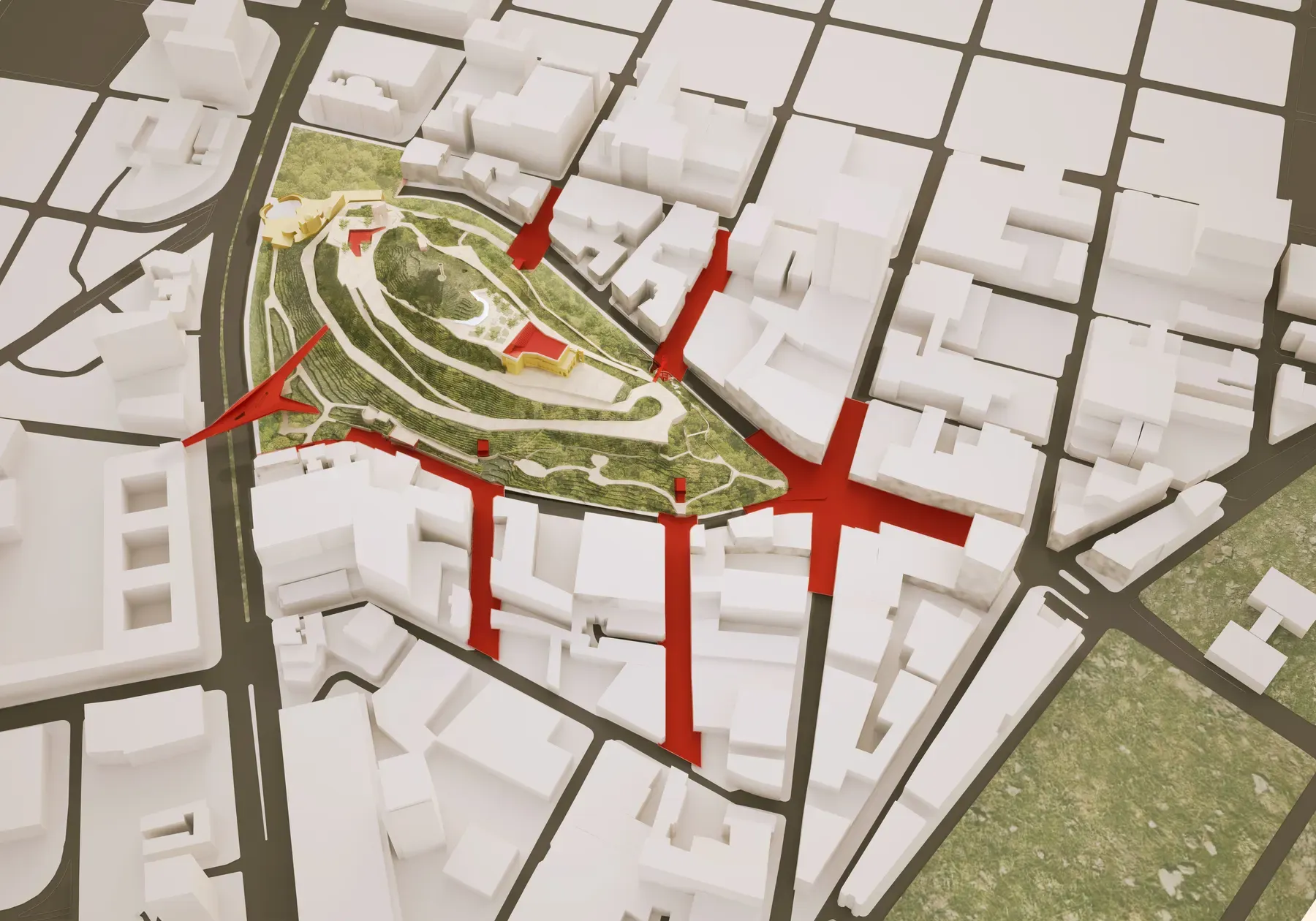 Concurso Cerro Santa Lucía render 6
