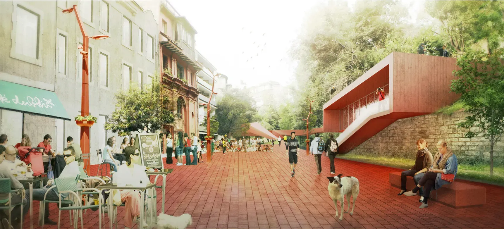 Concurso Cerro Santa Lucía render 9