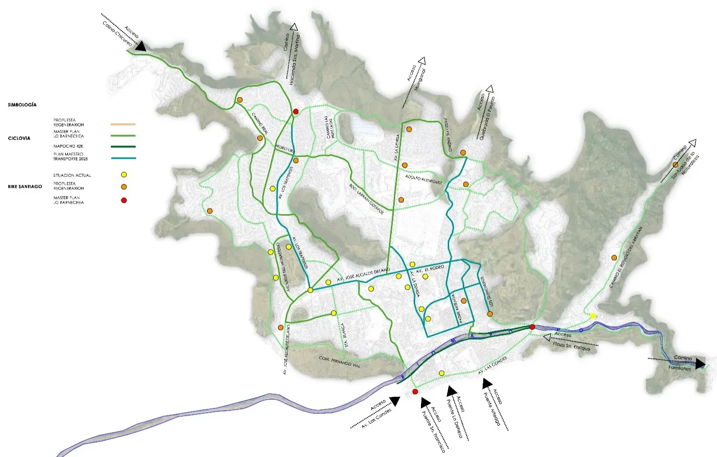 Directrices Movilidad Lo Barnechea render 7