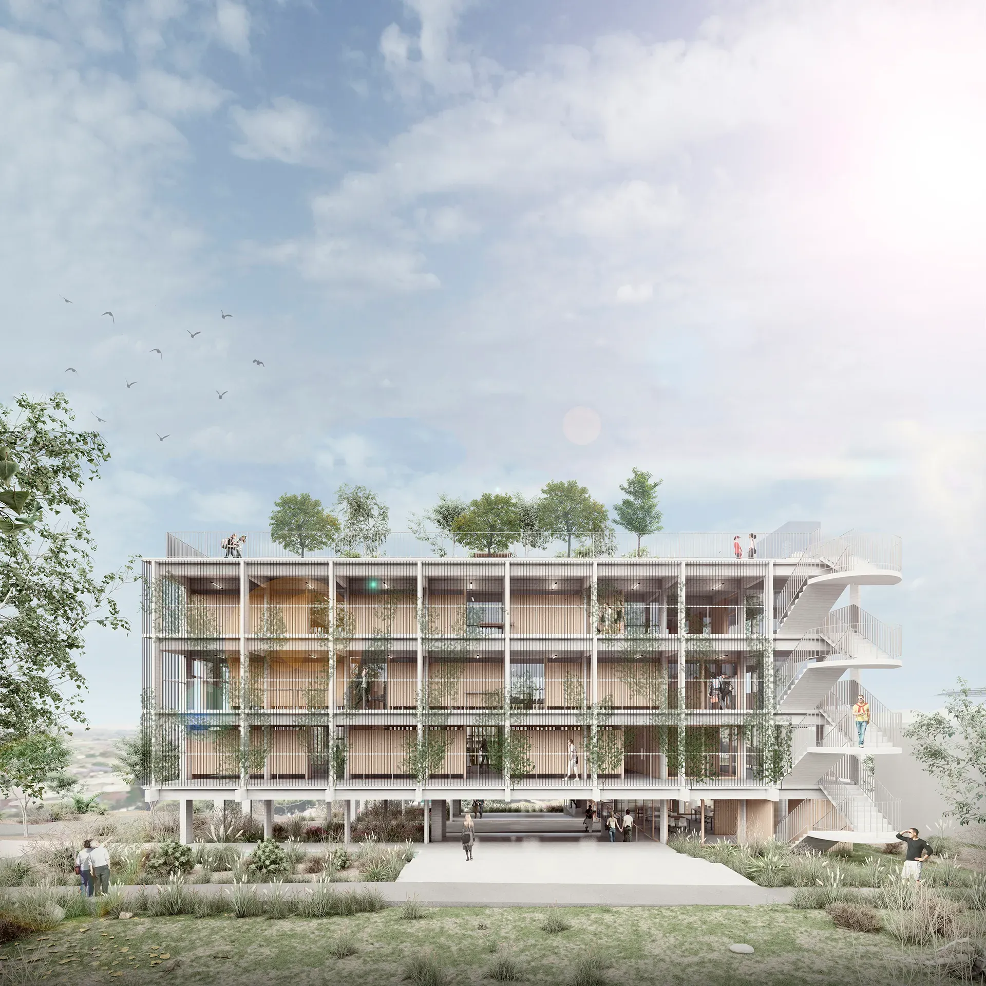 Escuela La Serena render 2