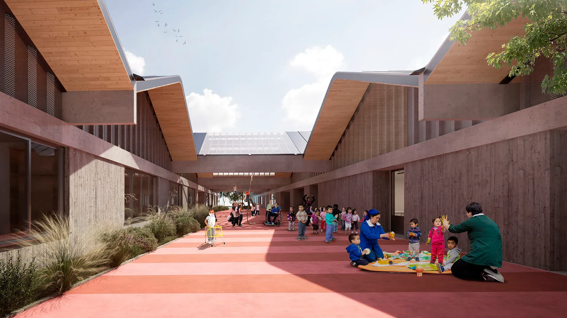 Escuela San Javier render 1