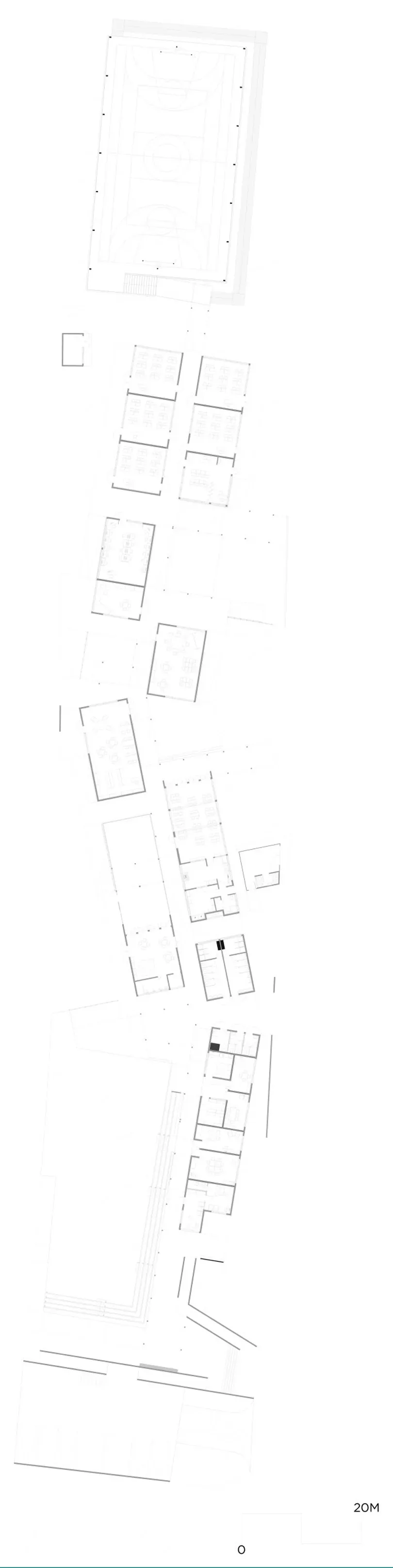 Escuela Rigoberto Pizarro render 3