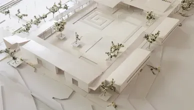 Escuela Villa Barraza render