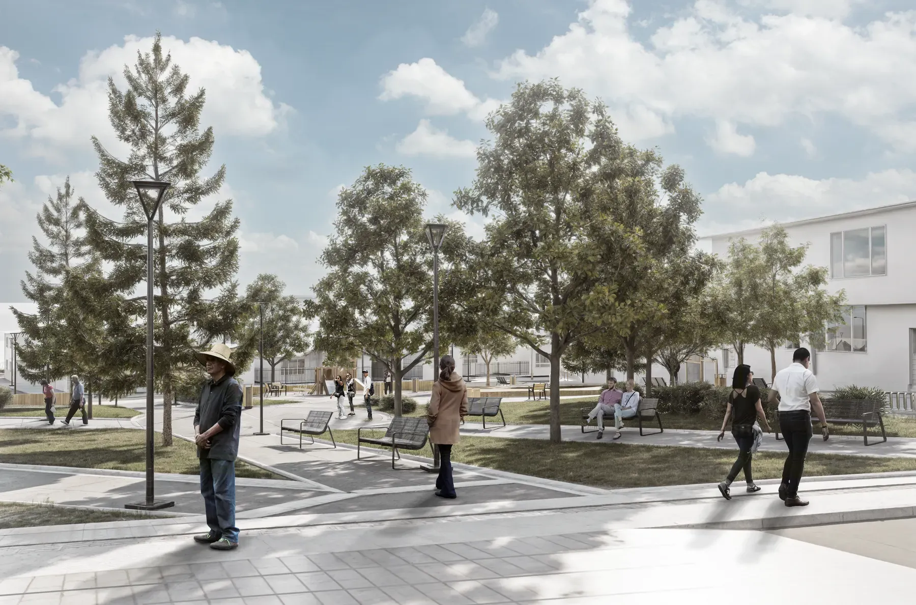 Mejoramiento Plaza de la Iglesia de Dalcahue render 6