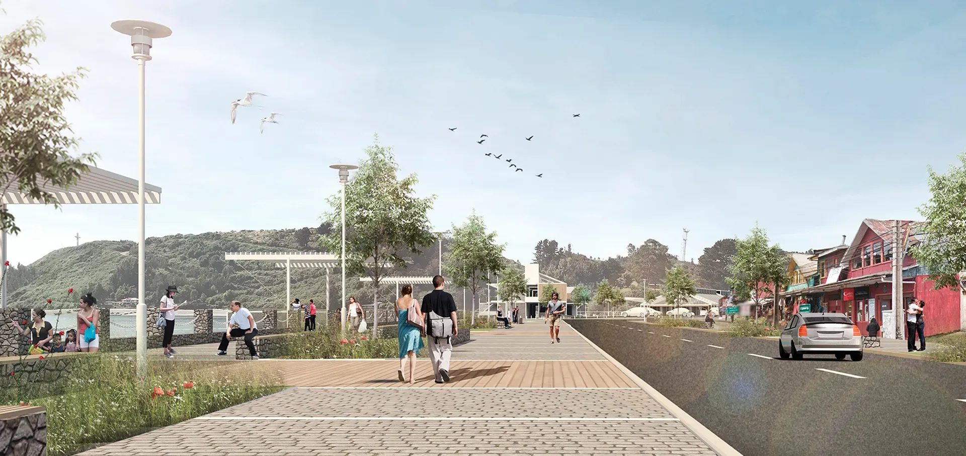 Infraestructura marítima del Mercado Angelmó