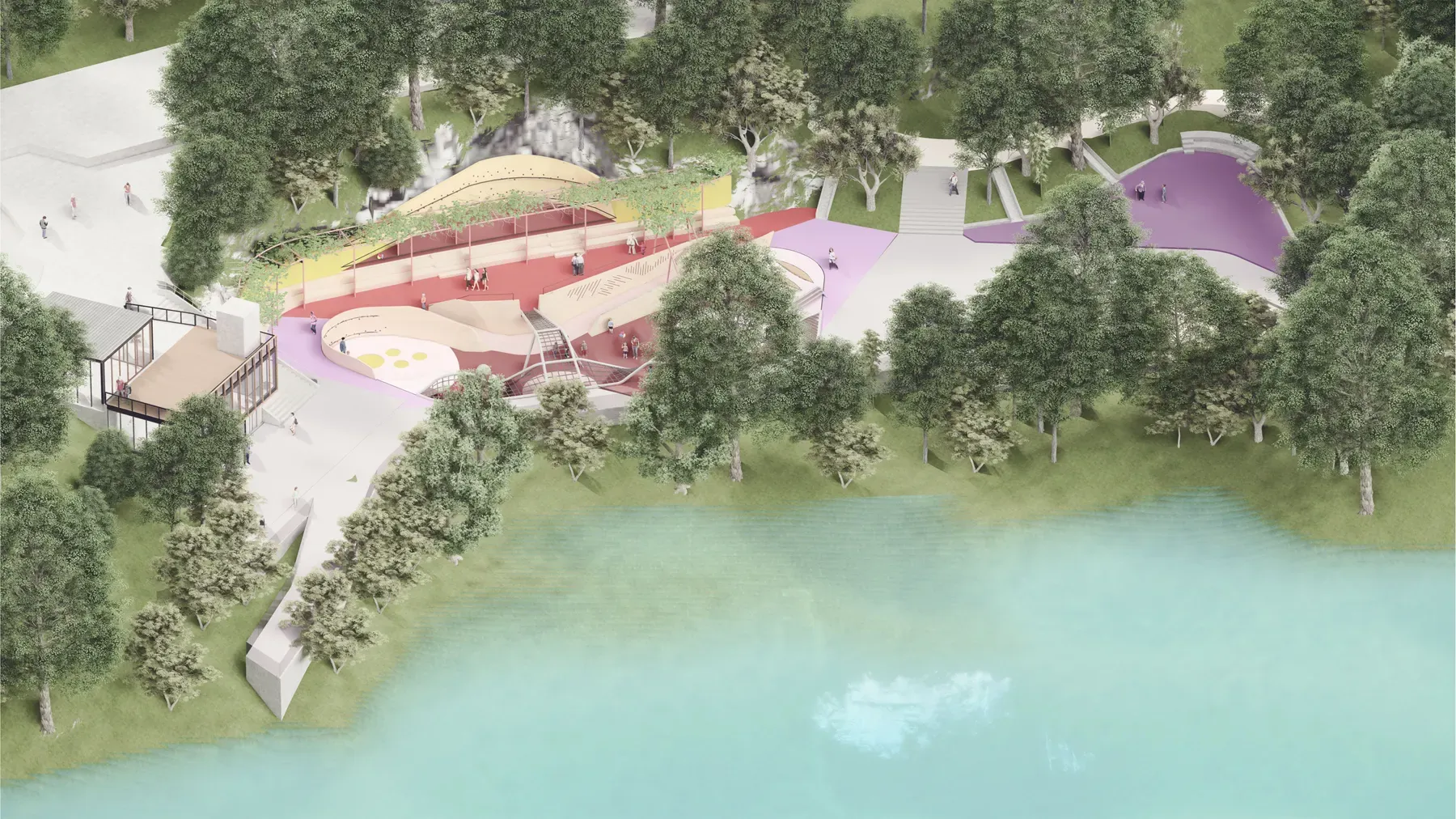 Parque Ribereño Laguna Sausalito render 5