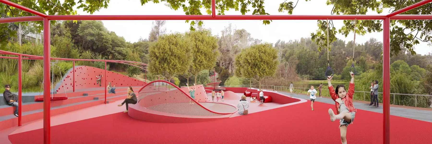 Parque Ribereño Laguna Sausalito render 8