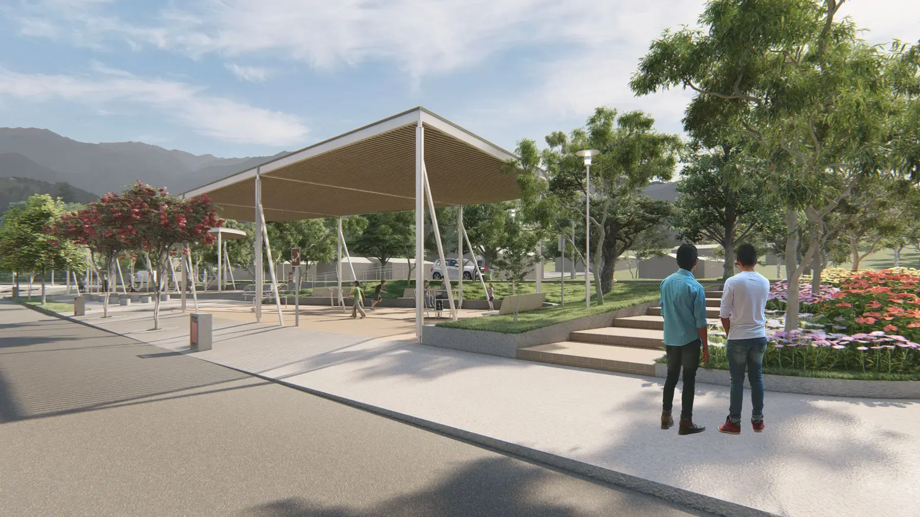 Paseo Patrimonial de Lora render 2