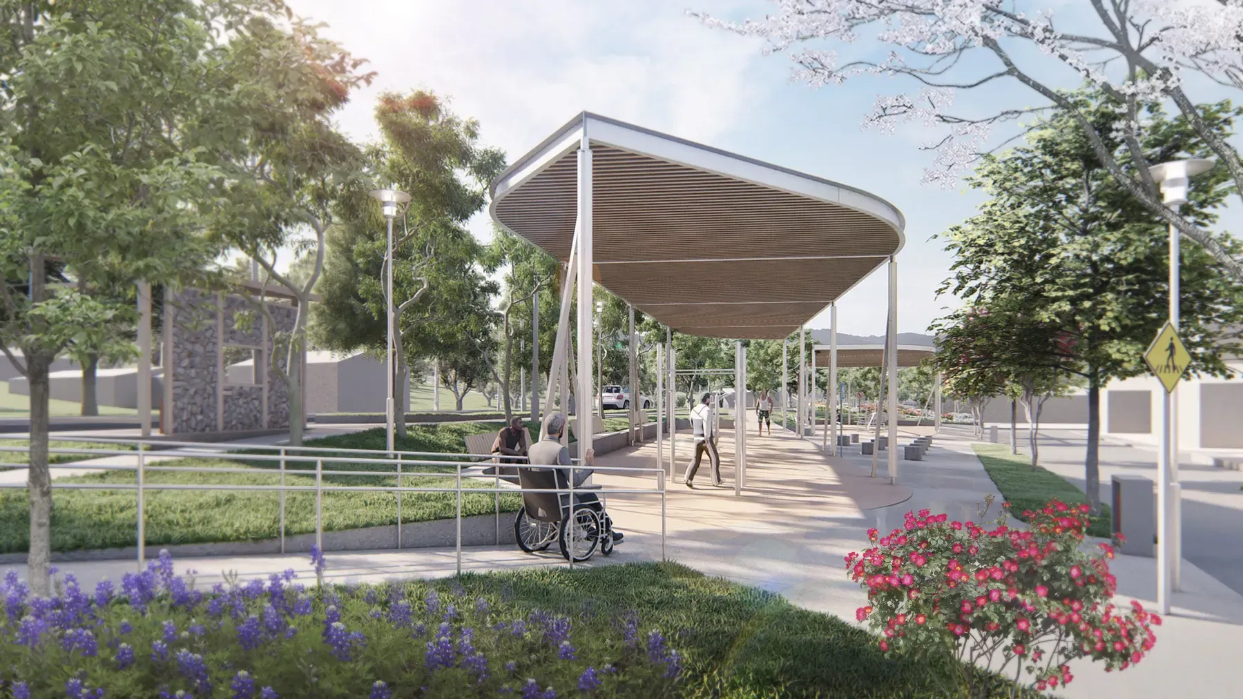 Paseo Patrimonial de Lora render 3