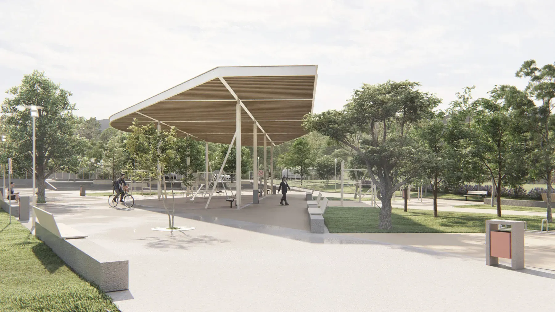 Paseo Patrimonial de Lora render 4