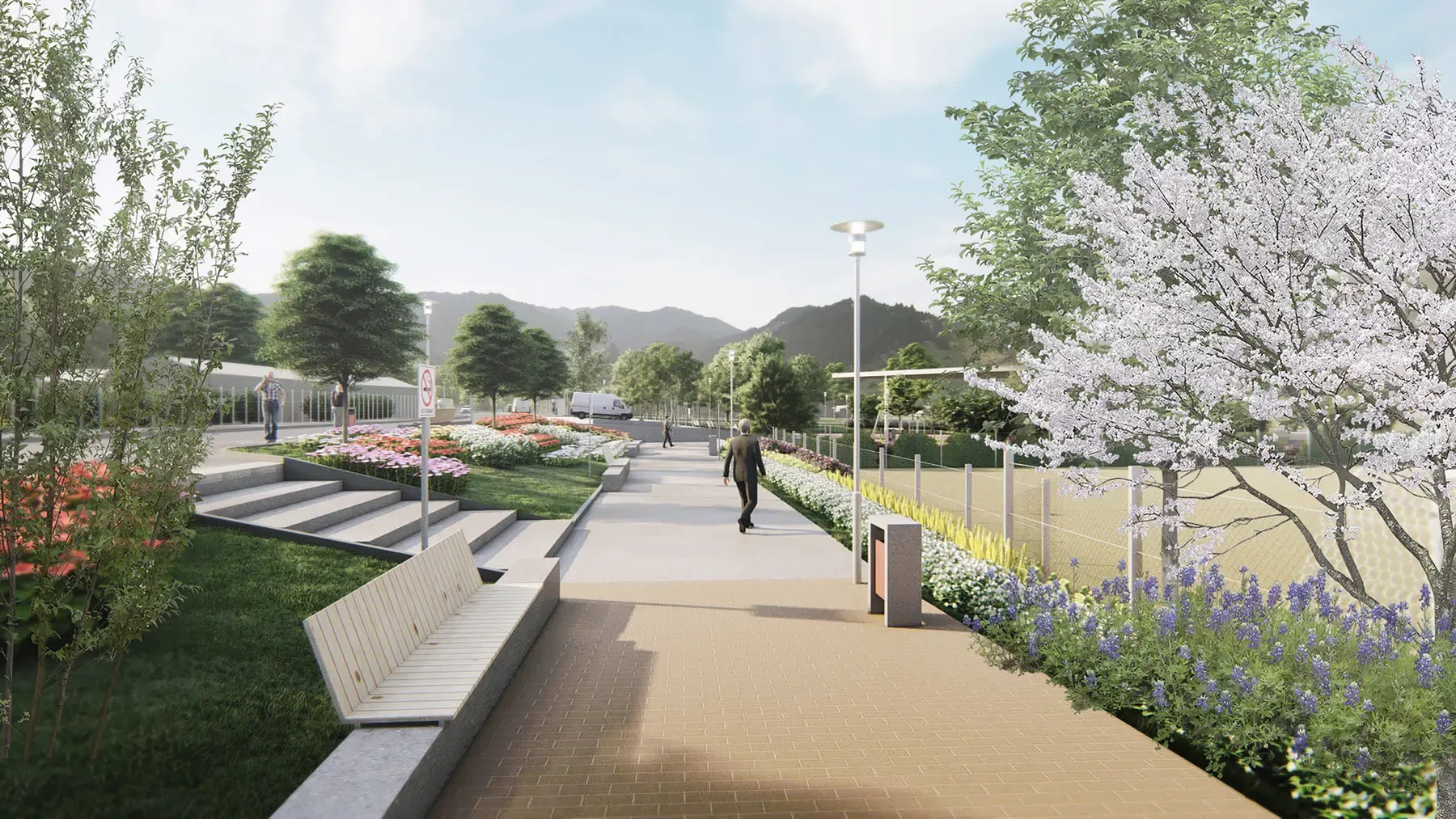 Paseo Patrimonial de Lora render 5