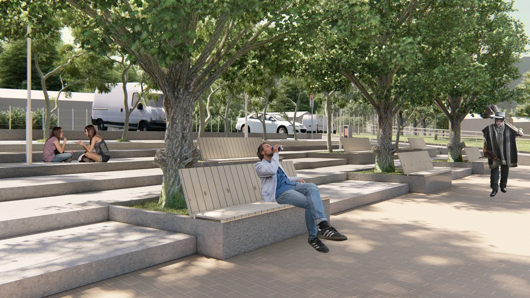 Paseo Patrimonial de Lora render 6