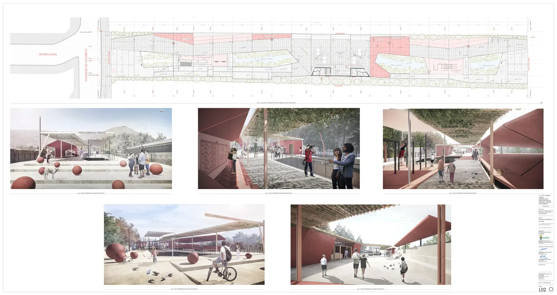 Paseo Quebrada El Consuelo render 5