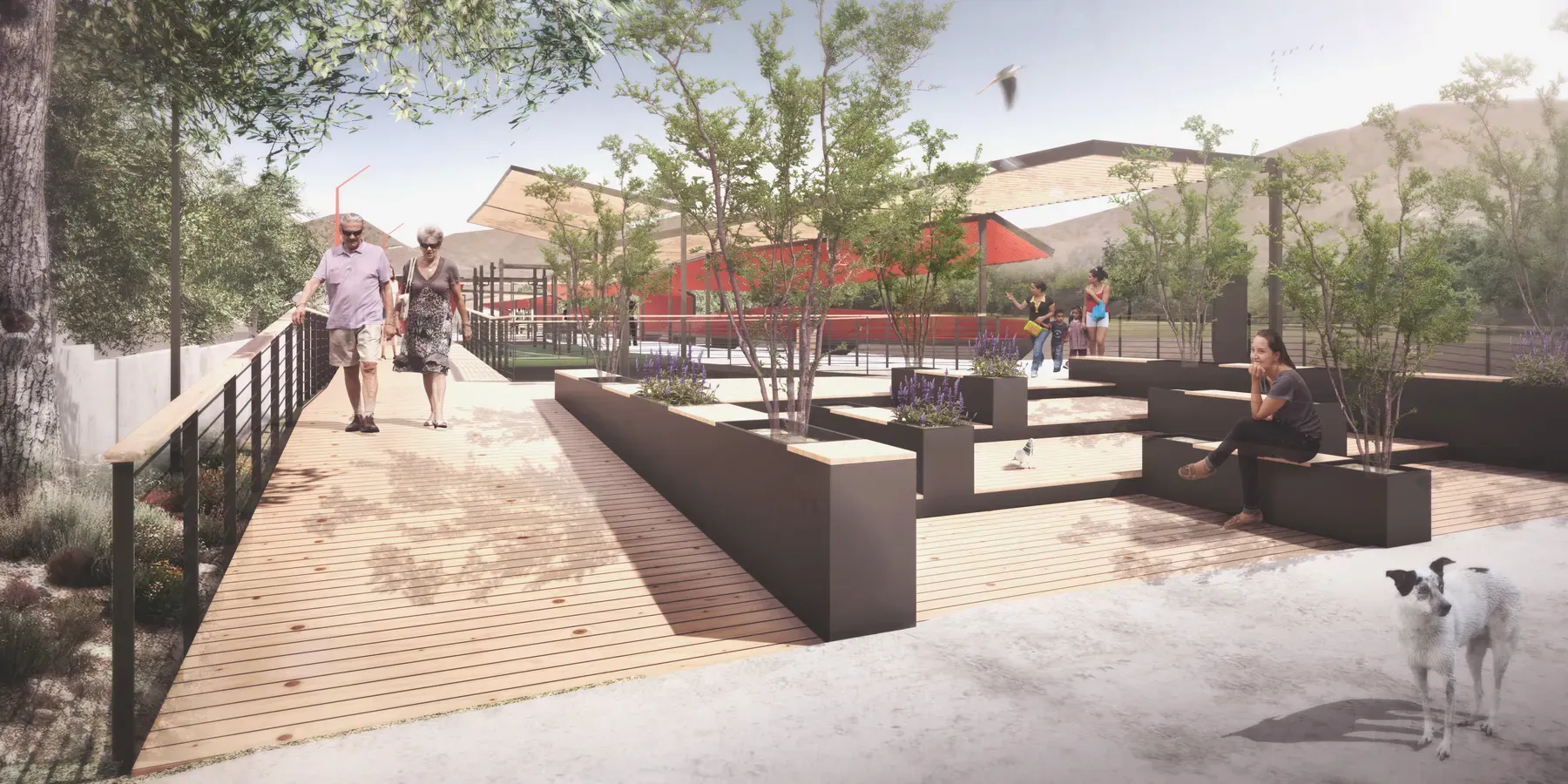 Paseo Quebrada El Consuelo render 6