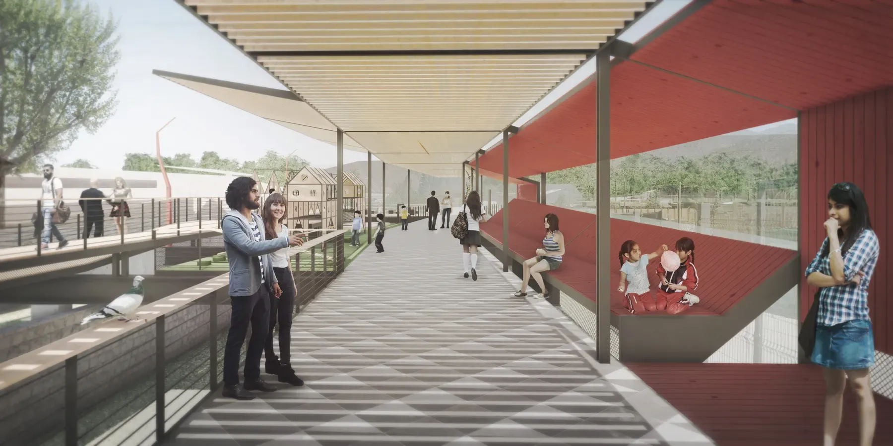 Paseo Quebrada El Consuelo render 8