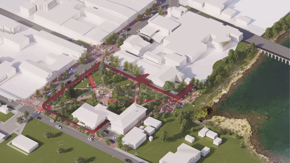 Diseño Construcción Paseo San Martín y Entorno, Los Lagos